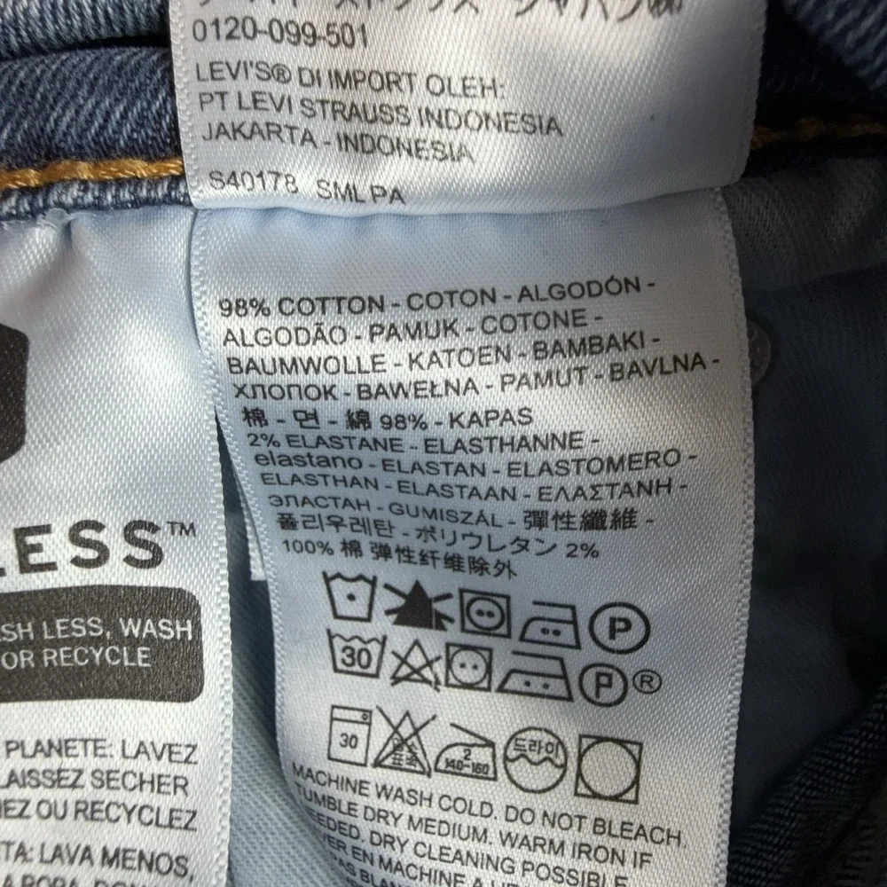 Levis 502 Jeans Mens 29x32 Blue Regular Fit Tapered Leg Medium Wash Denim